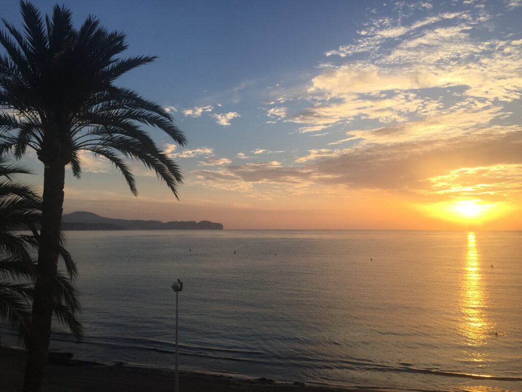 sunset Calpe